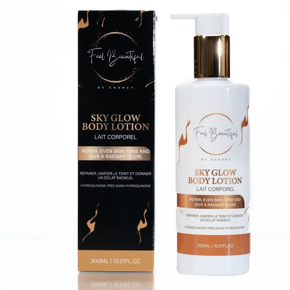 Sky Glow Body Lotion with box