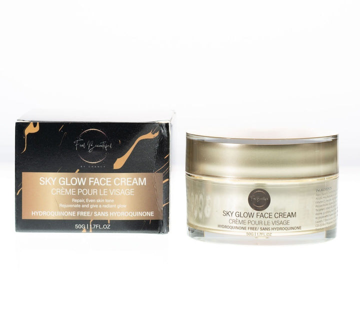 Sky Glow Face Cream with box