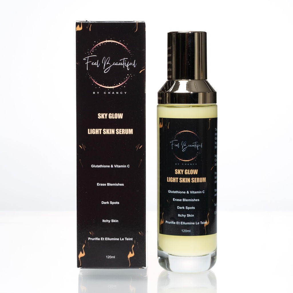 Sky Glow Light Skin Serum with box