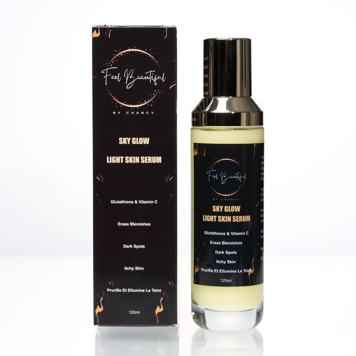Sky Glow Light Skin Serum with box
