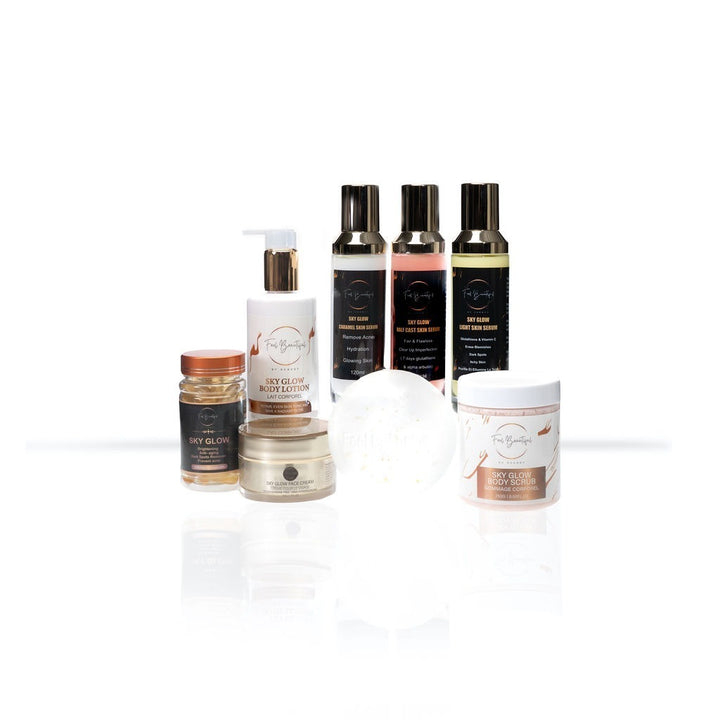 Sky Glow Skin Care Set for Half Cast Skin