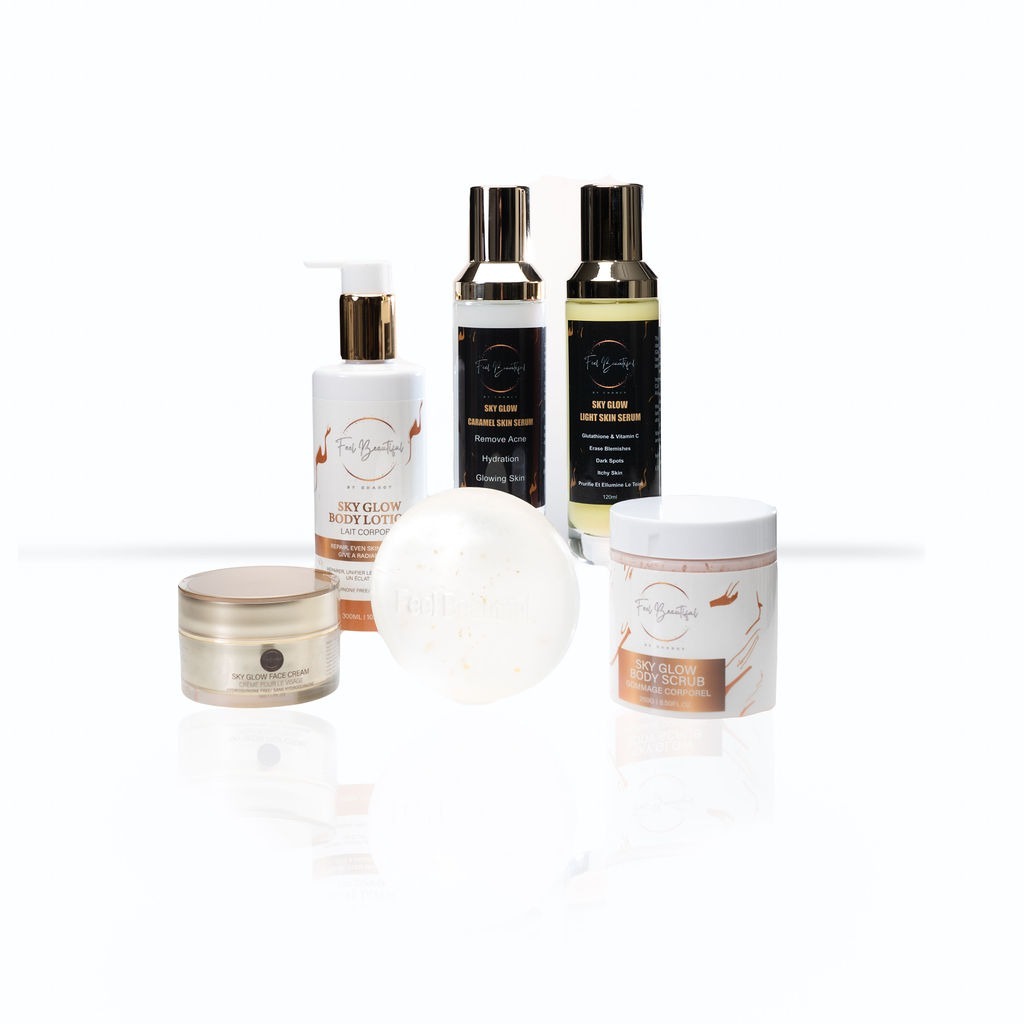 Sky Glow Skin Care Set for Light Skin