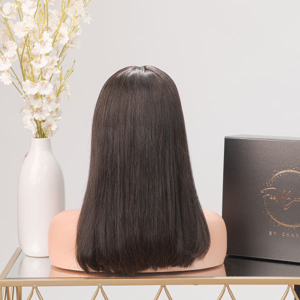 Islan – Dark Brown 13x6 Lace Front Straight Bob Wig (Available in 8", 10", 12", and 14")