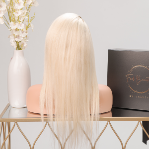 Eslyn - 14” Ombre Straight Human Hair Lace Front Wig (13x6, 150% Density)