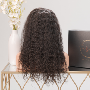 Yesmi – 14 Inch Natural Black Bang Bob Wig with Lace Front