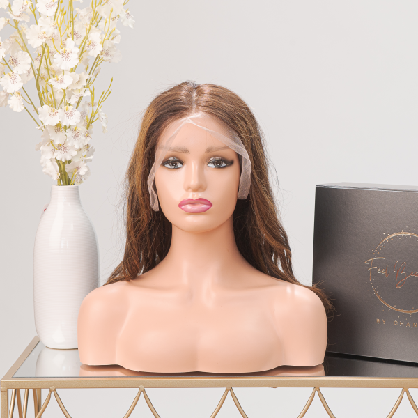Jayla – Loose Curly Caramel Brown Wig with 13x6 Lace Front (Available in 14" & 16") - Image 3