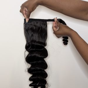 ponytail 14a human hair 2