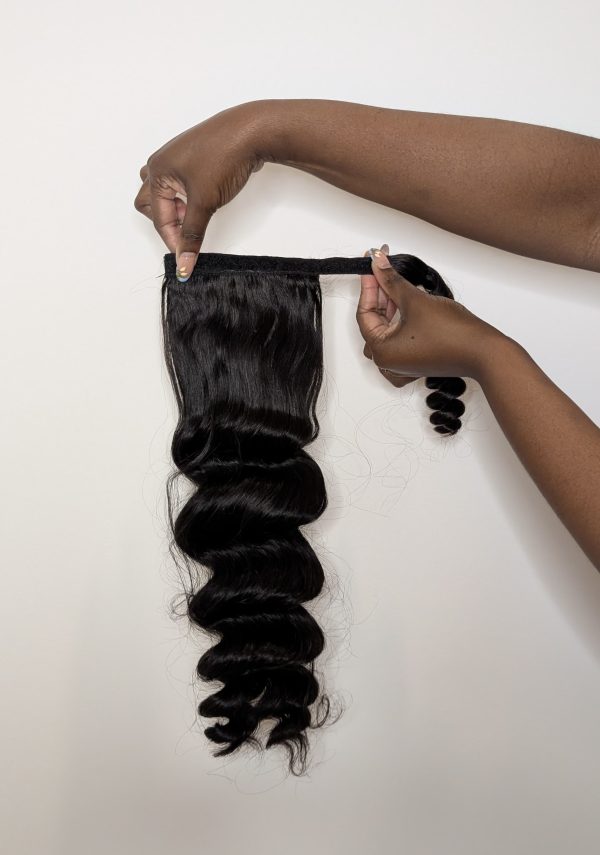 ponytail 14a human hair 2