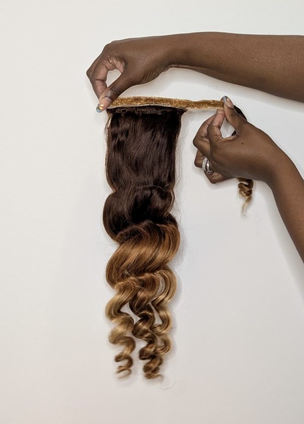 ponytail 14a human hair 4